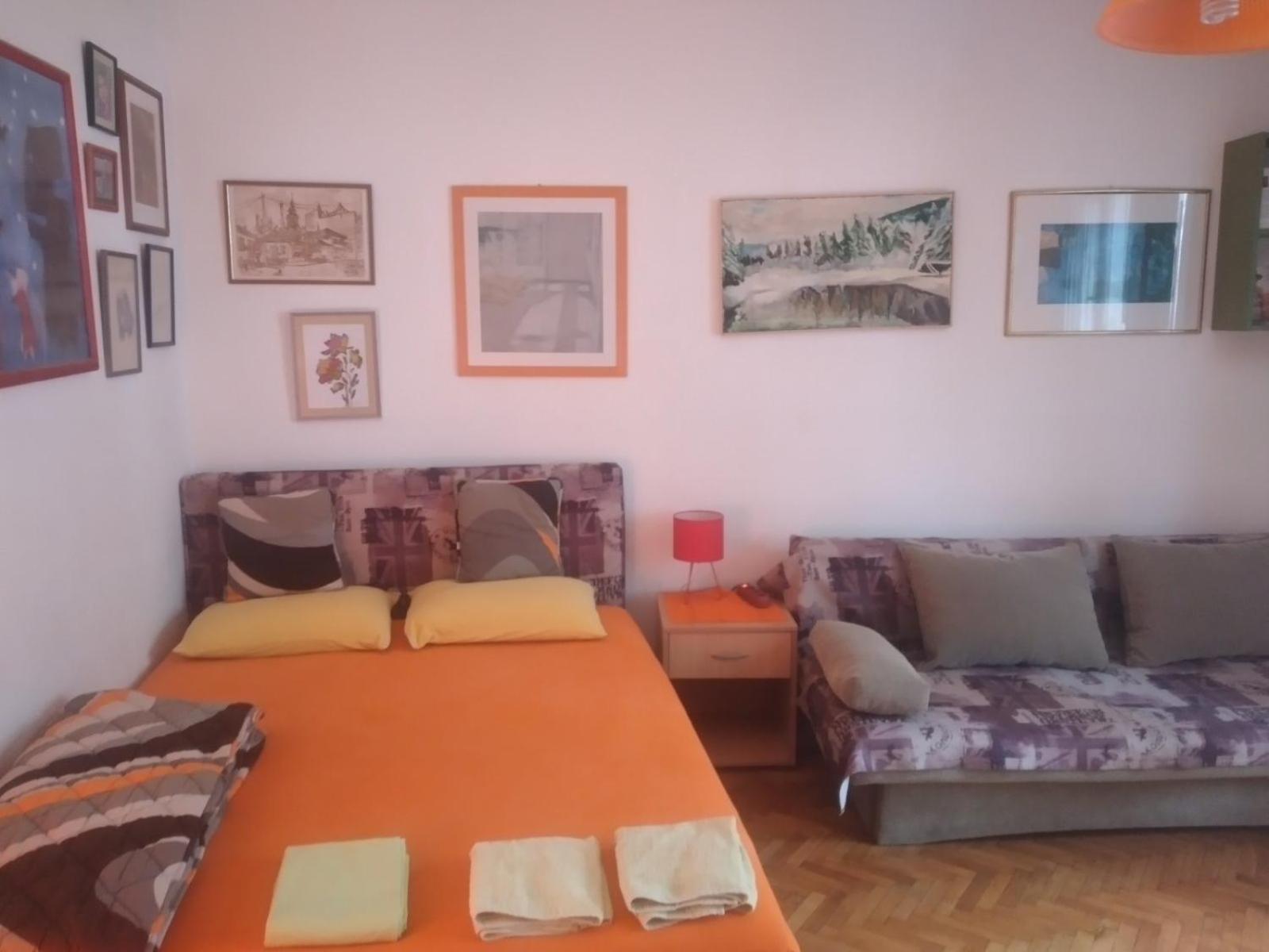 Orange Place Studio Appartement Belgrado Buitenkant foto